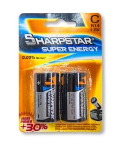 Batéria šulcová R14 1,5V (malá) 2ks