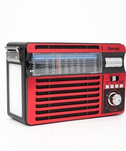 Kemai MD – 516BT – S FM AM solárne rádio – červené