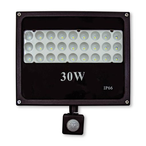 LED svetlo s pohybovým senzorom 30W IP66